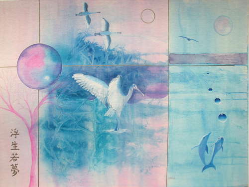 Print Making-Animals-Spoonbill