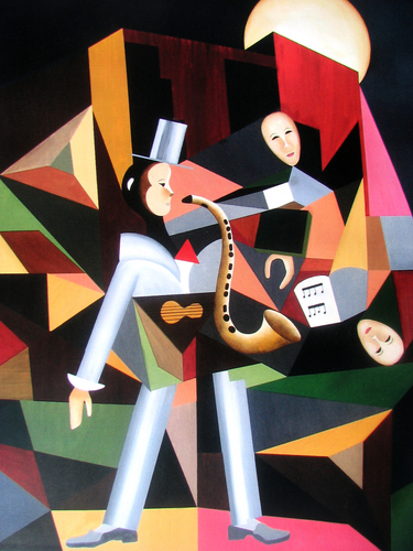 Print Making-Surrealism-Night Music