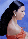 muchacha, chica, mexicana, san, miguel, allende,jai,cochran,painting,paintings,oil,oil on canvas,jai cochran
 - Figurative Painting