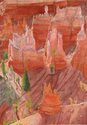 White Spires, Bryce Canyon