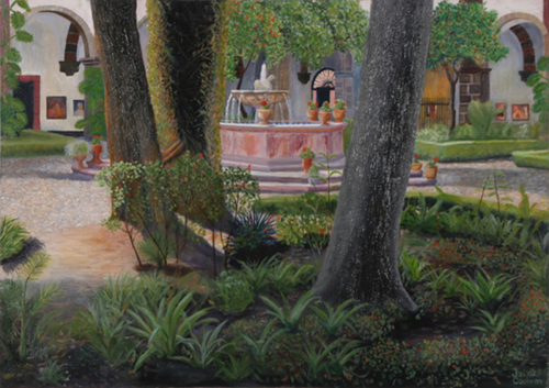 Fountain at Bellas Artes