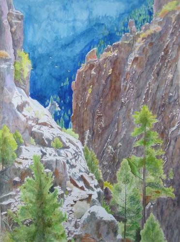 Ravens in the Black Canyon