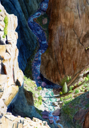 Closeup of Side Canyon Light
