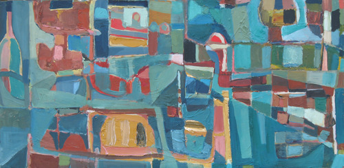 Painting-Abstract-Riley and the Pipes