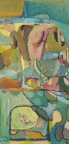 Painting-Abstract-tall skinny elephant
