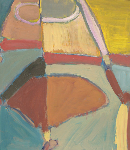 Painting-Abstract-waiting room tree