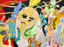 Painting--Acrylic-AbstractHe shouldn't have touched her face