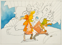 Painting--Watercolor-AllegoricalComing or Going