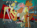 Painting--Acrylic-AbstractGolden Boy
