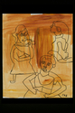Clifford Ham - Drawing Jamie Ham, Jamie, Ham, James Ham, James, Outsider Art, Outsider, Mother, Character Studies, Mourning, Colorful, NIAD, California, New Hampshire, Lukas Community, Lukas - Drawing