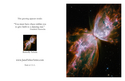 Butterfly Nebula Greeting Card