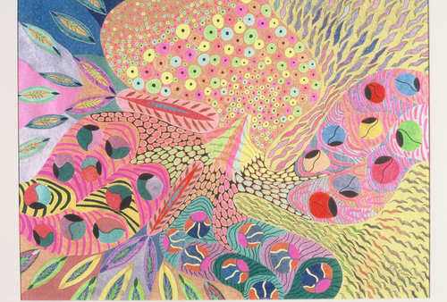 Drawing-Colored pencil-Gathering Forces