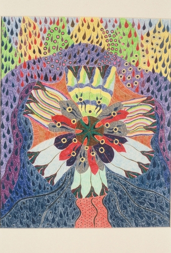 Drawing-Colored pencil-Mandala