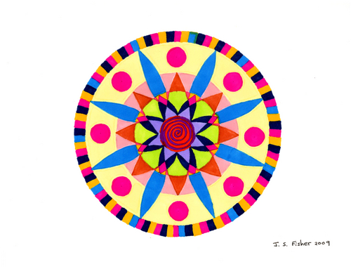 Drawing-Ink-Flower Mandala 4