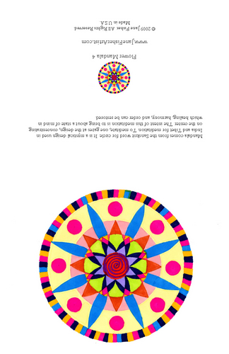 Other-Flower Mandala 4 Note Card