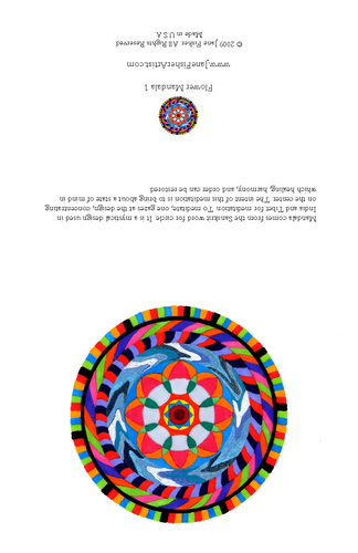 Other-Flower Mandala 1 Note Card