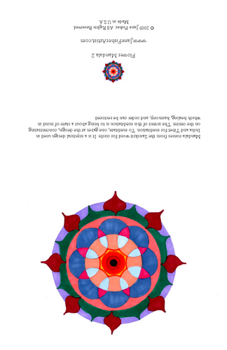 Other-Flower Mandala 2 Note Card