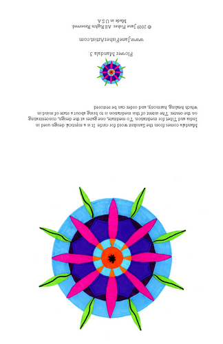 Other-Flower Mandala 3 Note Card