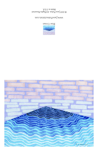 Other-Blue Ocean Note Card