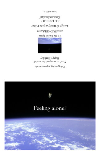 Other-To Fly Free in Space Birthday Card
