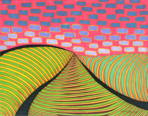 Drawing-Ink-All Roads Lead to Home