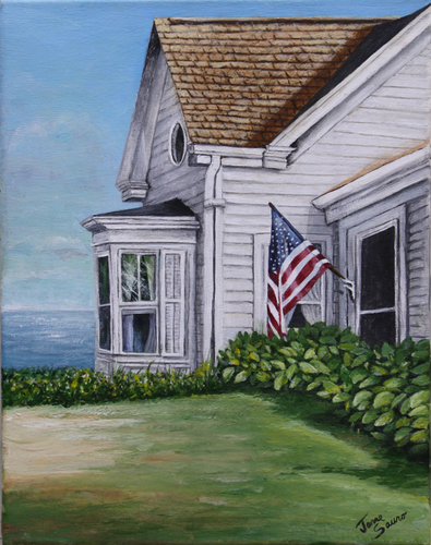 Painting-Acrylic-Old Captains House