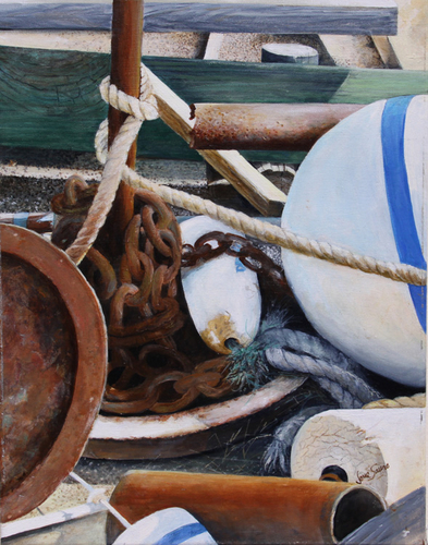 Painting-Acrylic-Dock Side