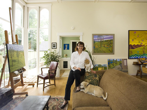Photos of Jane and work