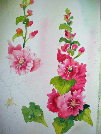 Class paintings Winter 2012