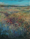 Painting--Acrylic-AbstractTextured Abstracted Landscape II