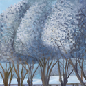 Painting--Acrylic-AbstractEarly Spring Blossoms