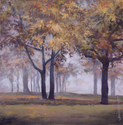 Painting--Acrylic-ImpressionismAutumn Fog