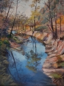 Painting--Acrylic-LandscapeDown by the Brook