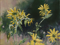 Painting--Acrylic-BotanicalYellow Asters