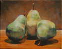 Painting--Acrylic-RealismThree Pears II