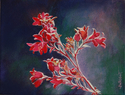 Painting--Acrylic-BotanicalPink Fire