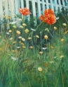 Painting--Acrylic-BotanicalGarden Poppies 