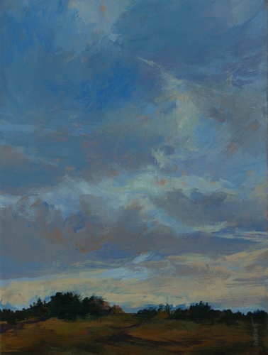 Painting-Impressionism-Lavender Skies