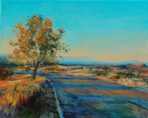 Painting-Landscape-Autumn Evening Glow