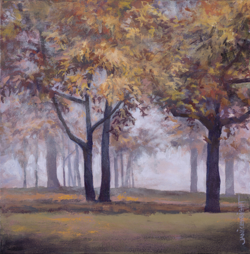 Painting-Impressionism-Autumn Fog