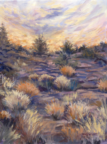 Painting-Landscape-Sante Fe Sunset