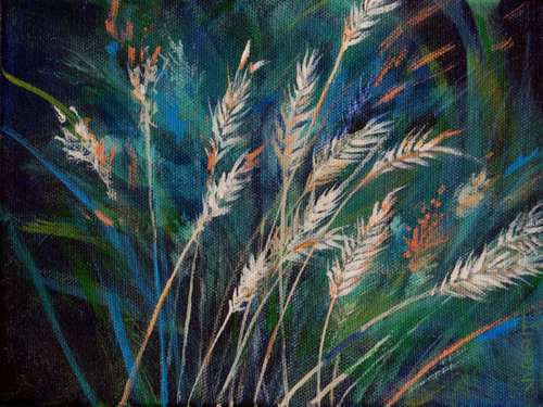 Painting-Botanical-Native Grasses
