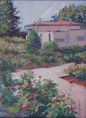 Painting-Floral-The Rose Garden