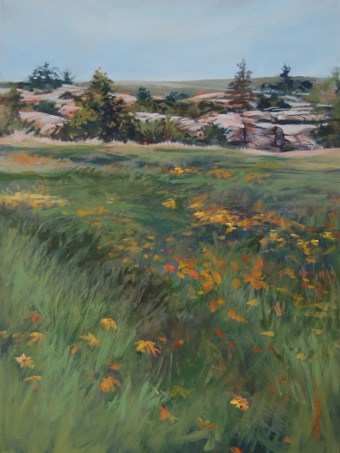 Painting-Impressionism-Canyon Approach