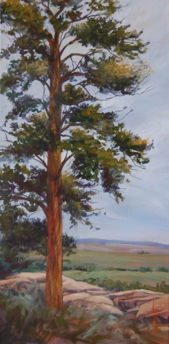 Painting-Impressionism-Majestic Pine