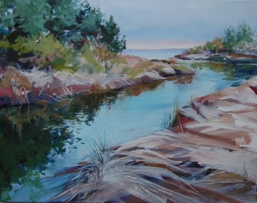 Painting-Impressionism-Quiet Waters