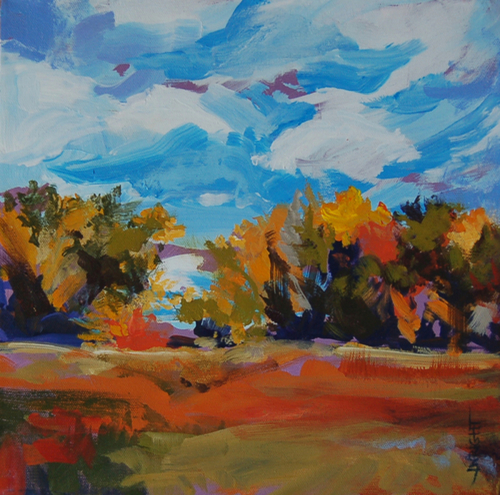 Painting-Impressionism-Elements of Autumn #2