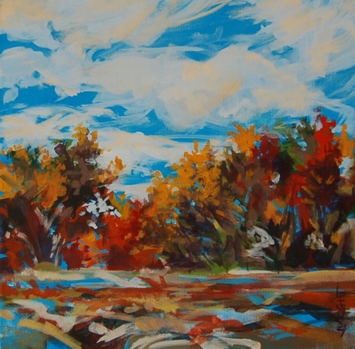 Painting-Impressionism-Elements of Autumn #3