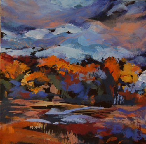 Painting-Impressionism-Elements of Autumn #6