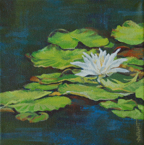 Painting-Botanical-Water Lilies